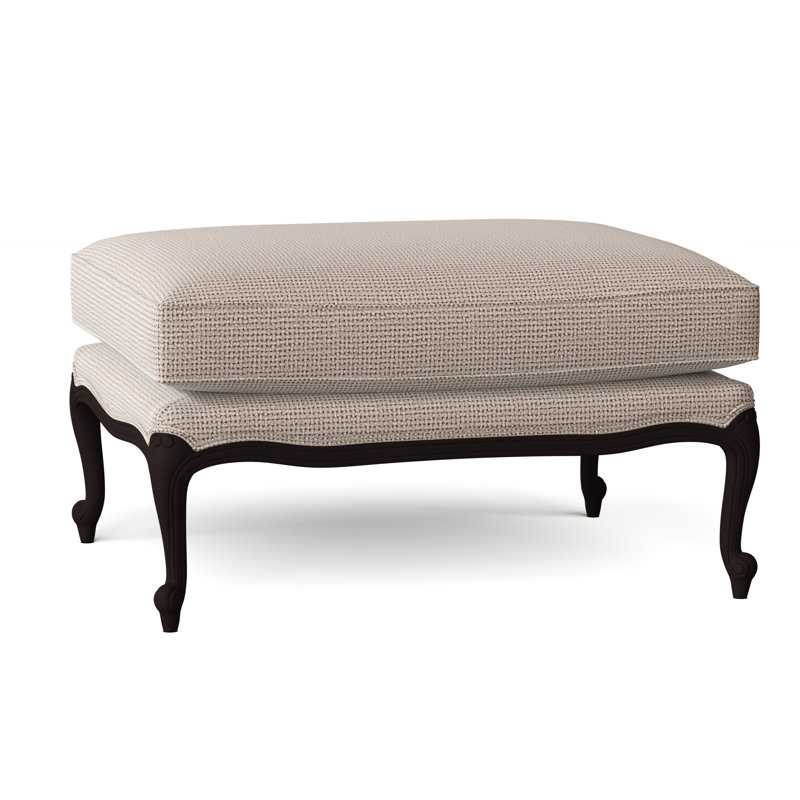 St. Helena Ottoman, Vintage Ebony, Margaret Mahogany
