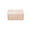 4 Piece Lined Wicker Willow Basket Set