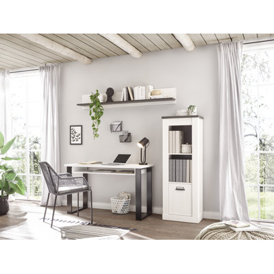 Jackeline 3 Piece Writing Desk Office Set