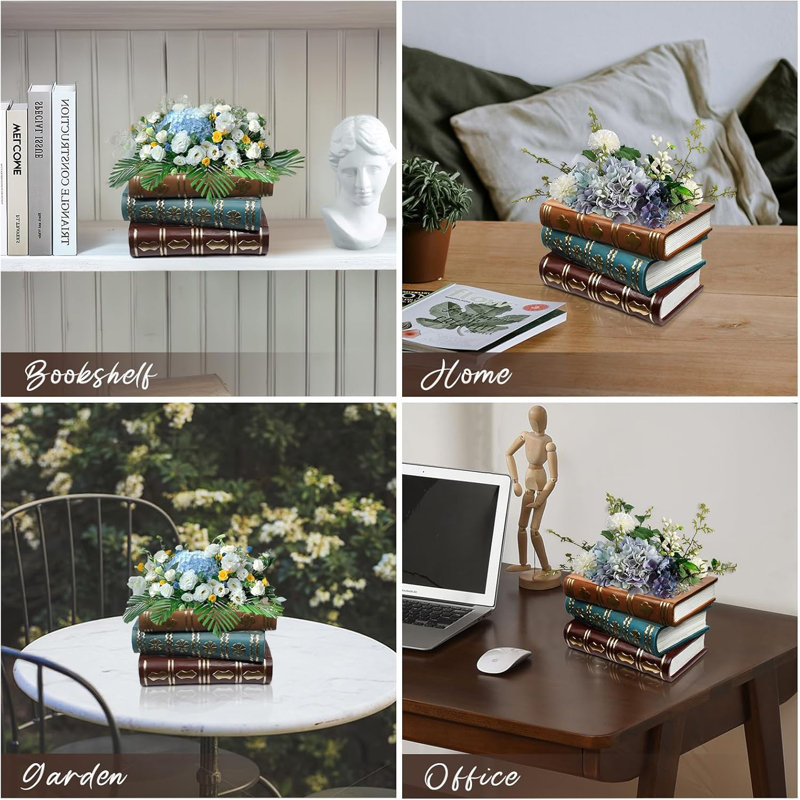 Book-shaped Flower Vase & Planter