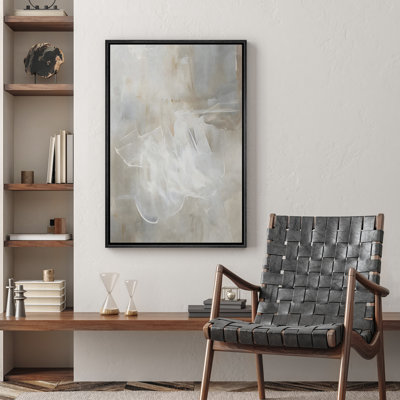 Abstract Minimalist Neutral Artwork Framed Bedroom Wall Decorations Canvas Print