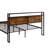 Wood Platform Bed Twin Size Platform Bed, Gray-1579451214