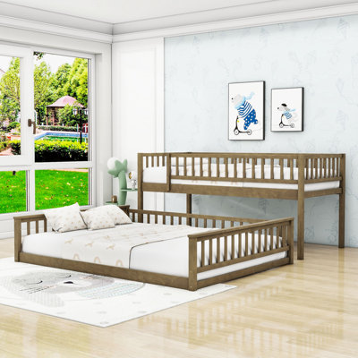 Katienne Bunk Bed With Ladder And Guardrails