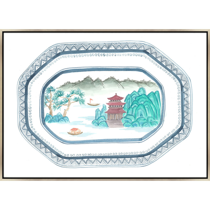 Visions III Print by Helen Parker, 25.5" H x 33.5" W x 1.5" D, Glass Coat