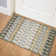 Tapis gris / jaune Antrel Ikat
