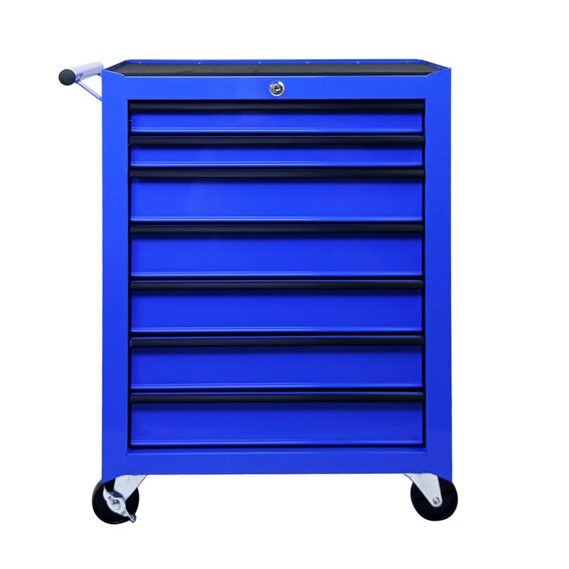 Coffre à outils roulant en métal, Blue