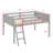 Wooden Loftbed With Sturdy Wood Frame,Ladder, Ladder Can Be Placed On The Left Or Right-1662439019