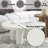 Loanna White Finish Coffee Table