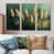 Toile naturelle avec cadre flottant