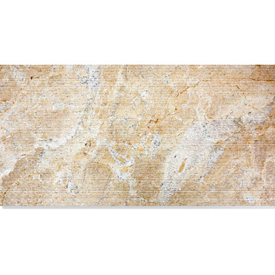 Fs Textured Gold Beige Yellow Marble For Hall Wall - 12*24, Art Style, Luxury Kitchen 12*24 Inch,