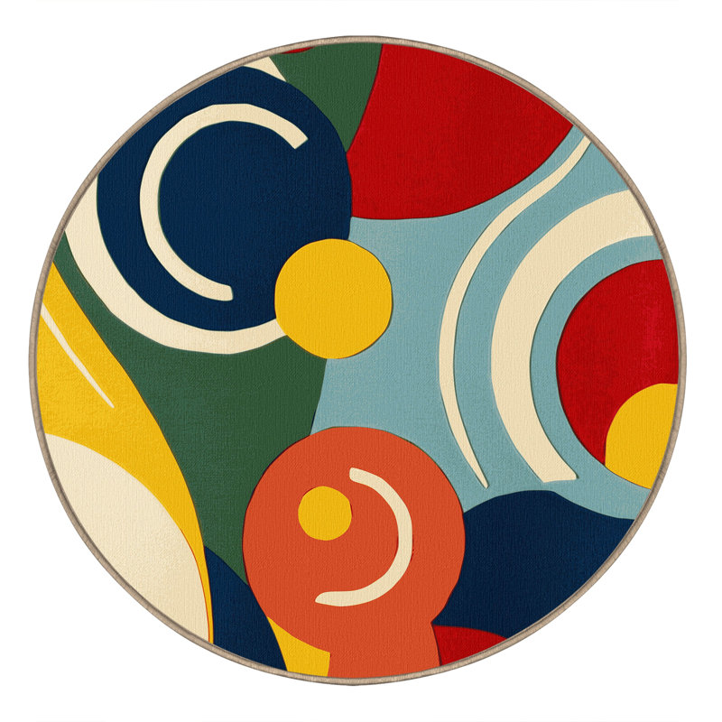 Bold Zing Rug, Round 8'