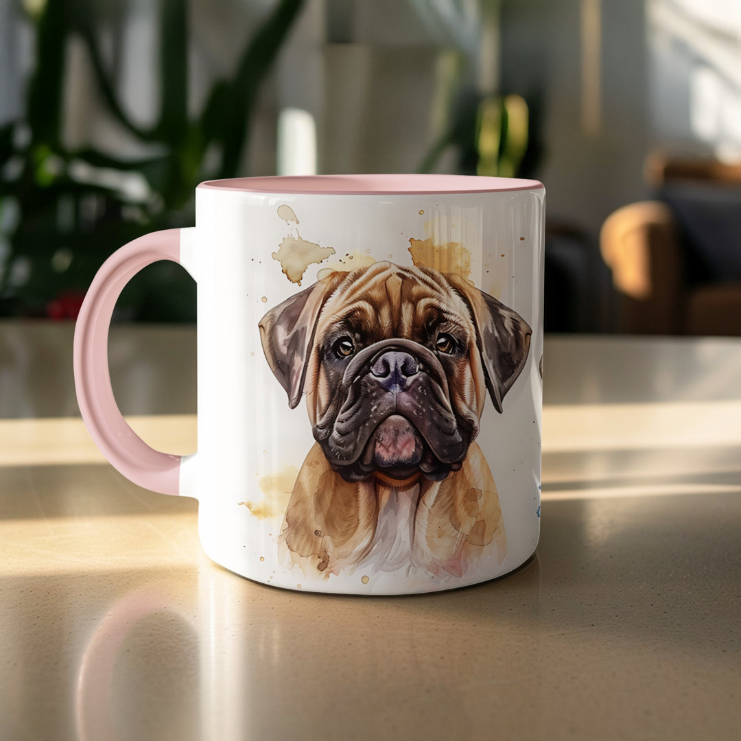Set of 4 – 11oz Watercolour Cavalier King Charles Spaniel Design Coffee Mug