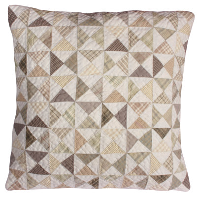 Home Spun Magic Patchwork Square Cushion