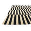 Tapis noir et blanc Jessen