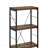 Oak & Black Finish Bookshelf