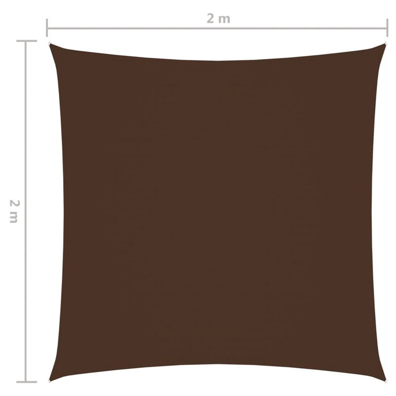Rectangular Shade Sail, Terracotta, 2m x 4m