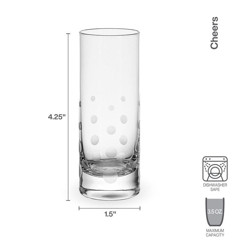 Cheers 3.5 oz. Shot Glasses