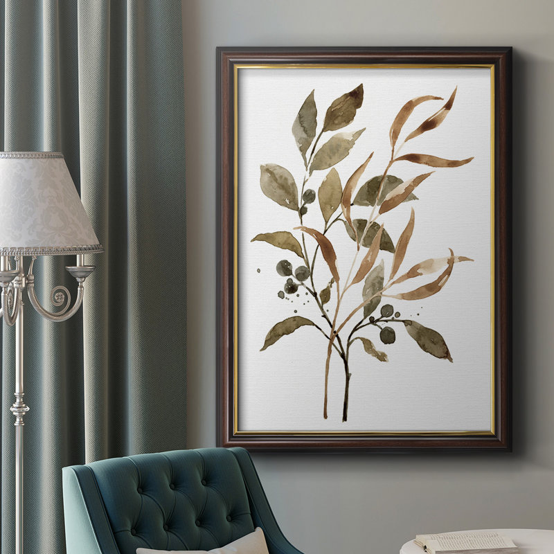 Toile encadrée de qualité supérieure «Preserve Autumn Leaves II» - prête à être accrochée, H 20 po x l 16 po x P 2,5 po