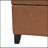 STORAGE PU OTTOMAN Orange Brown