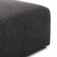 Lawndale Ottoman PC-Saxon Charcoal