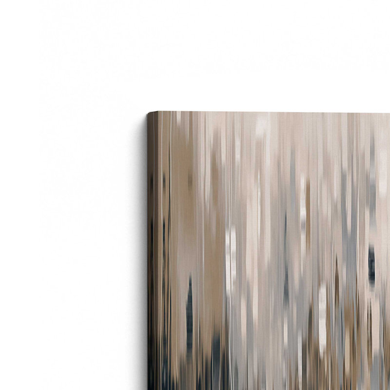Impression sur toile mélodique en cascade, H 24 po x l 36 po x P 1,25 po, Toile tendue