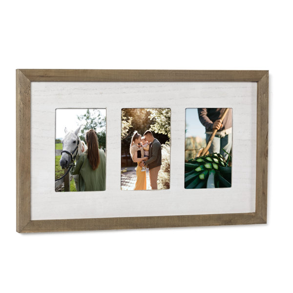 White, 4x6 Picture-Perfect Flush-Mounted Frame, Semi-Gloss, Portrait,  Landscape