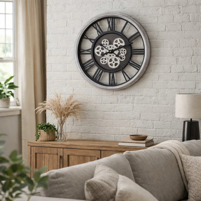 Horloge murale ronde 20 po Mery