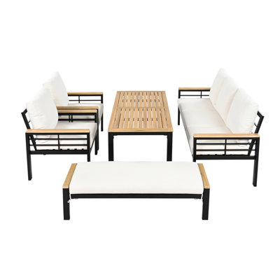 Ensemble de mobilier d'extérieur 5 pièces