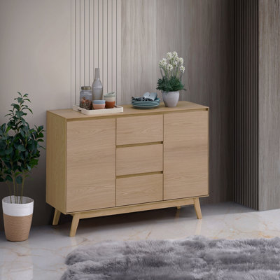 Oak Finish Server