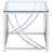 Square Glass Top End Table