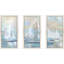 «Sail Afar», reproduction de peinture à l'acrylique à multiples images en bleu / beige-1657065327