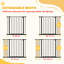 PawHut Pressure Mounted Pet Gate