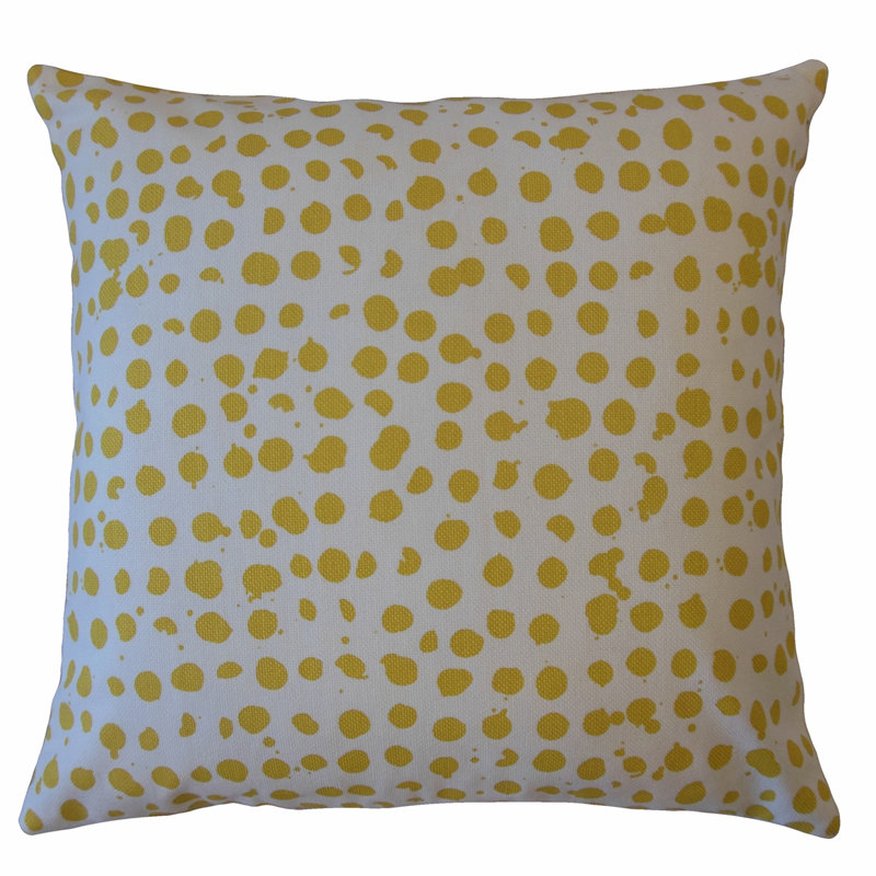 Oreiller Sadler, 18 po x 18 po, Rayon de soleil