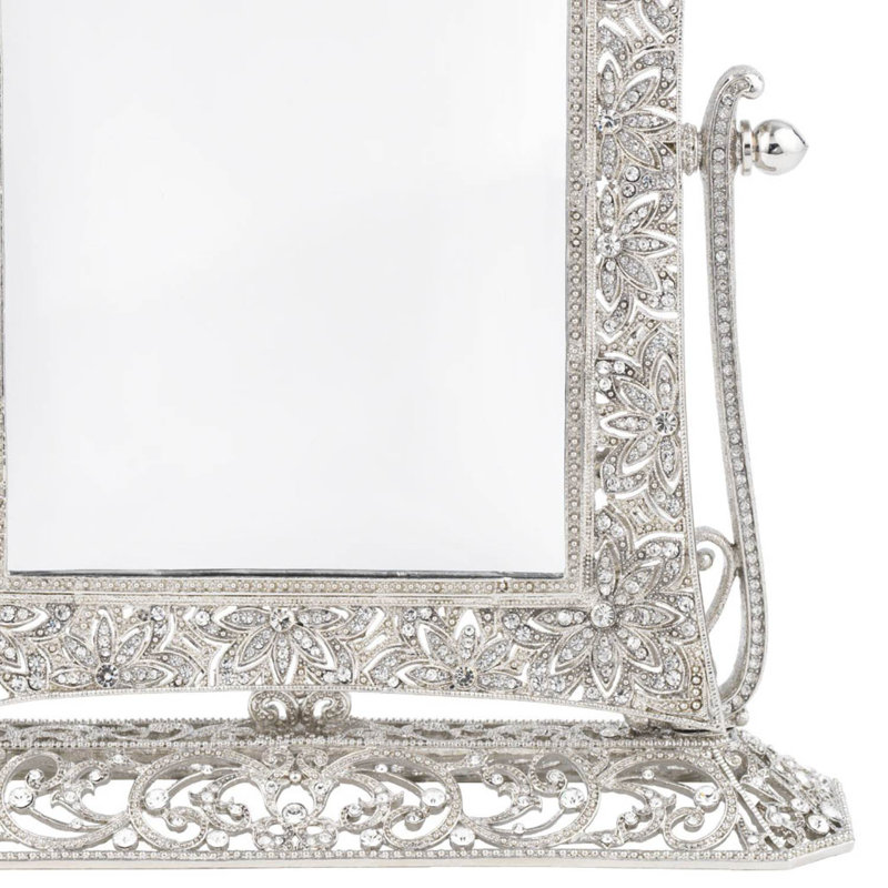 Windsor Flat Metal Mirror, Silver