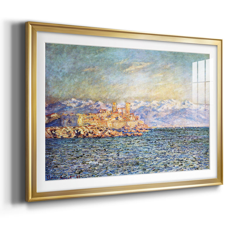 Le vieux fort d'Antibes, Or, H 19 po x l 27 po x P 1,5 po