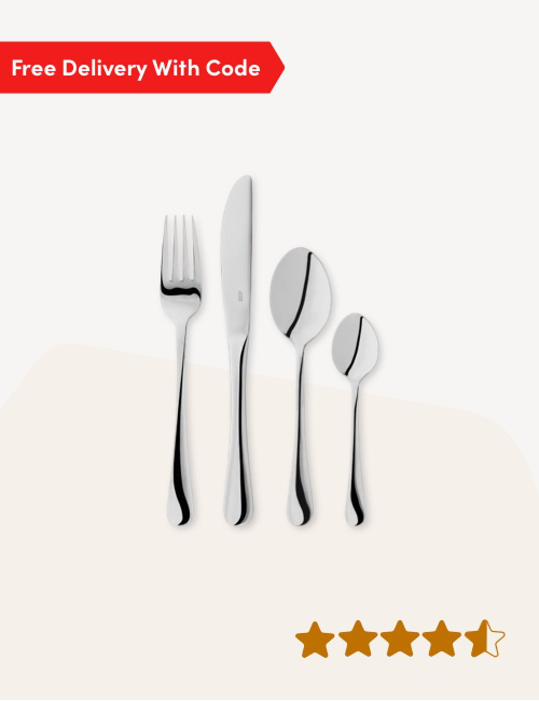 24 Piece Stainless Steel Cutlery Set