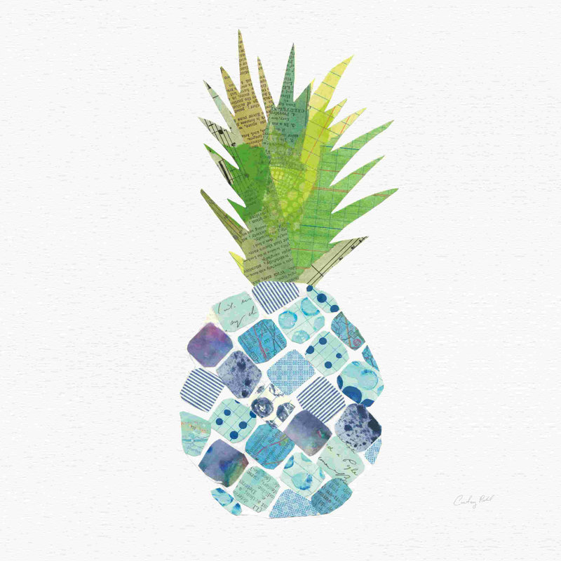Ananas tropical amusant II, H 36 po x l 36 po