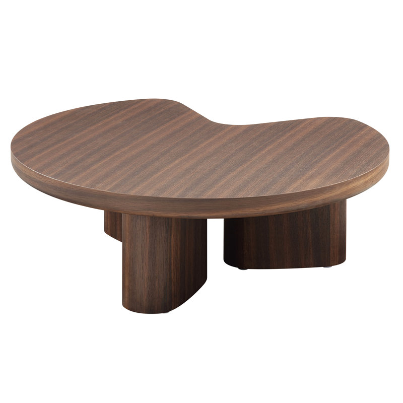 Table basse en chêne fumé pour le salon de la chambre à coucher