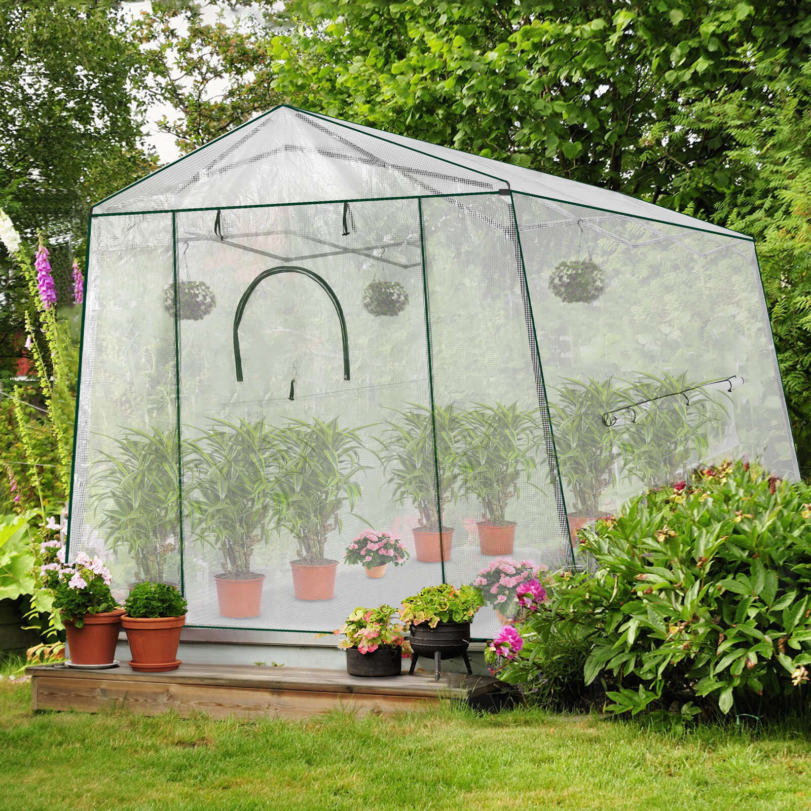 Joyside 7 Ft. X 8.5 Ft. Hobby Greenhouse & Reviews | Wayfair