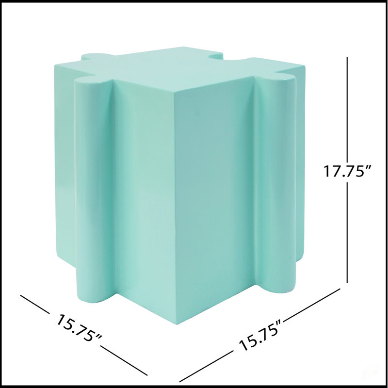 Ensemble de 3 tables de casse-tête artistiques, tables d'appoint modulaires MGO avec emboîtement (2 convexes et 1 concave), capacité de 200 lb pour l'intérieur et l'extérieur