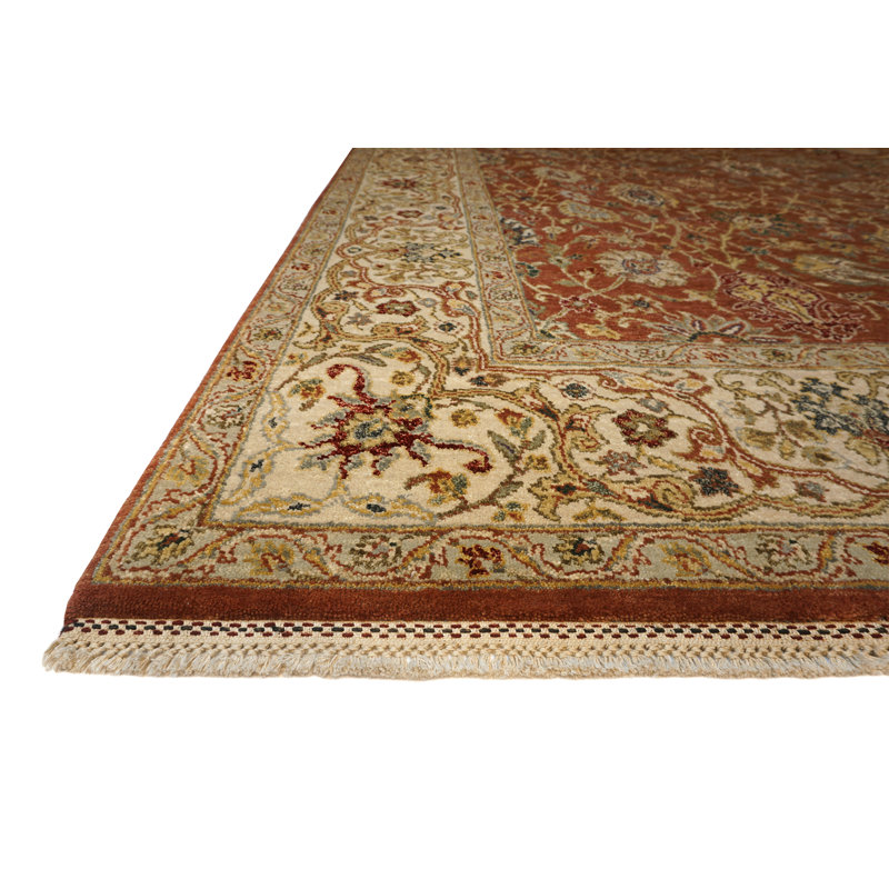 Sovereign Hand Knotted Wool Area Rug, Rectangle 9' x 12'