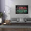 «Merry Christmas Licence Plates» par Design Turnpike, estampe numérique sur toile-2080414990