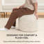 Repose-pieds rembourré ivoire 17 po Sfera-768678626