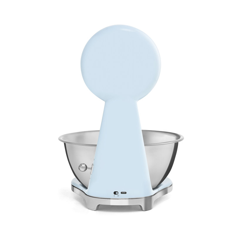 Balance de cuisine analogique et numérique Smeg, Bleu / argent