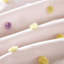 4 pièces d'édredon en coton rose pour lit simple / simple TG, rembourrage, confort lavable à la machine