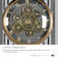 Horloge rétro vintage avec rangement pour le vin et le verre
