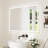 Led Bathroom Mirror With Lights, Bright Front & Back Smart Anti-fog Tempered Glass Mirror, Dimmable Wall Mounted Vanity Mirror-1121439607