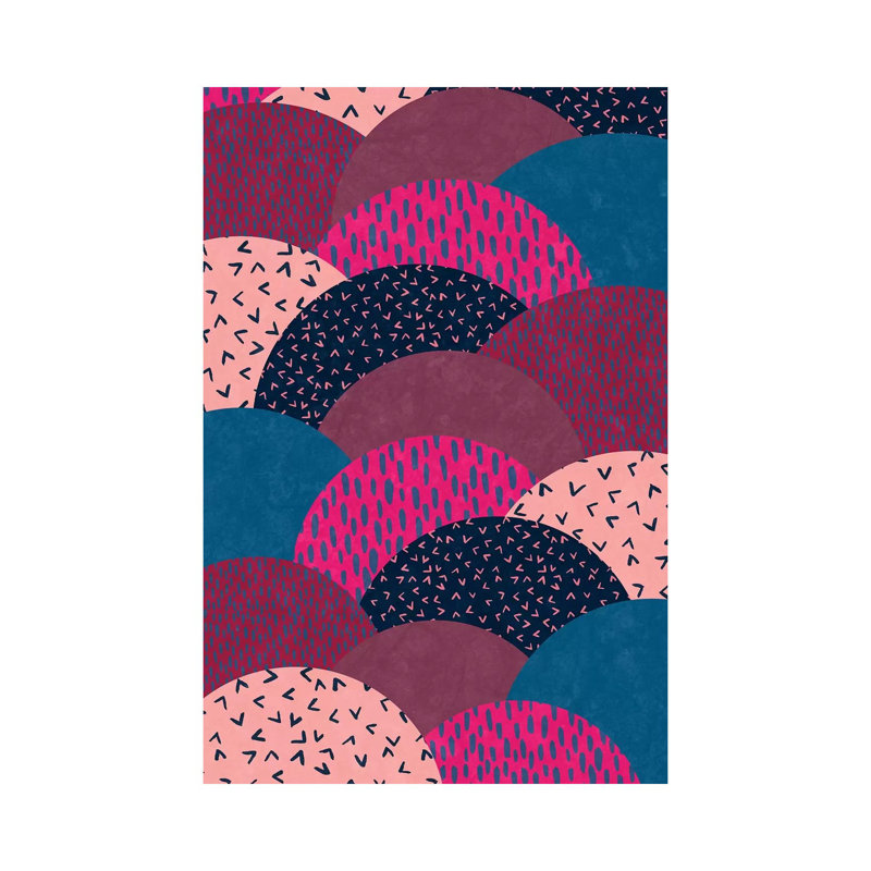 Circle Valley by Alisa Galitsyna - Wrapped Canvas Print, 101.6 cm H x 66.04 cm W x 1.91 cm D