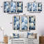 Minimalisme mamans en bleu pâle et blanc - ensemble de 3 impressions murales de mamans-1230594359-1230594358