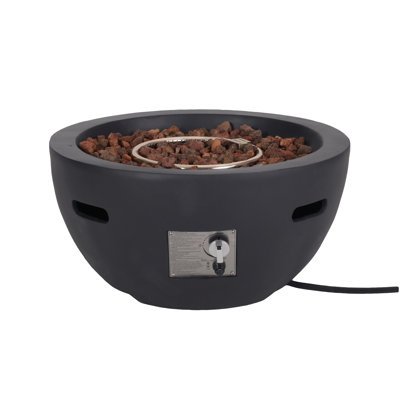 Foyer rond sans fumée au propane Ameliya (support de réservoir non inclus)